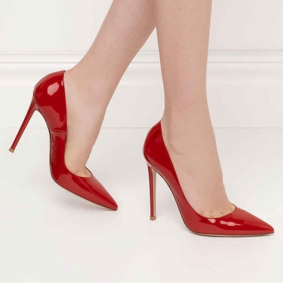 Gianvito Rossi 115 Tabasco Red pumps 36.5 - Picture 2 of 13